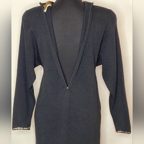 Don Sayres-Wellmore Vintage Black Cocktail Dress - Size 8 - Picture 11 of 12